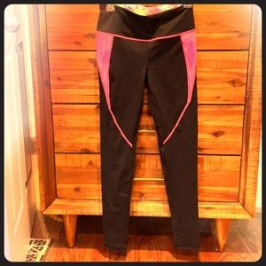 VSX full length sport tight pink Palm net legging